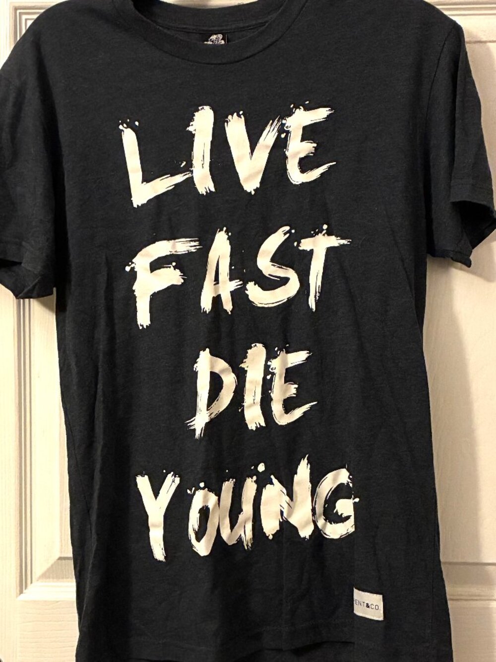 Serpent & Co Live Fast Die Young Small Dark Gray Shirt